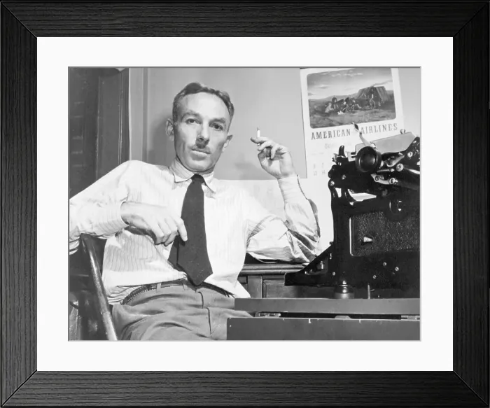 Framed Print : Portrait of E.B. White Framed Print : Portrait of E.B. White