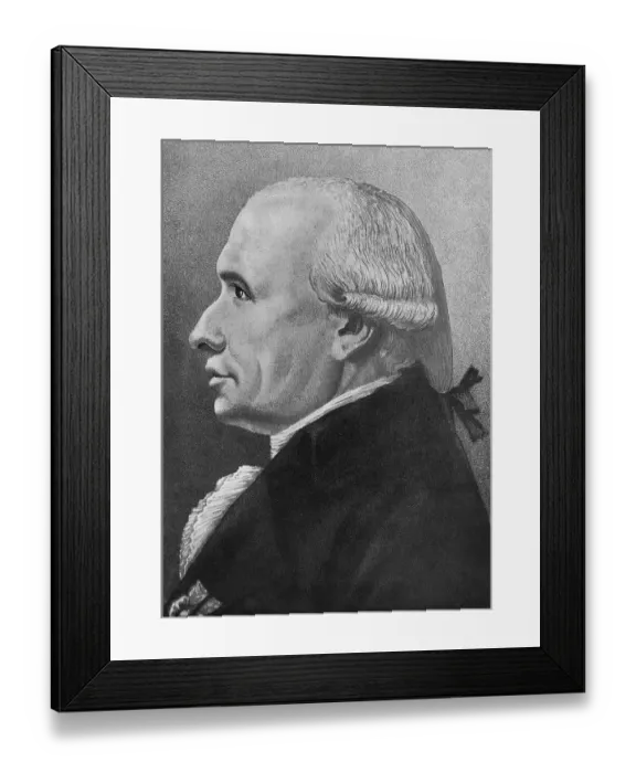 Framed Print : Lithograph Portrait of Gaspard Monge Framed Print : Lithograph Portrait of Gaspard Monge