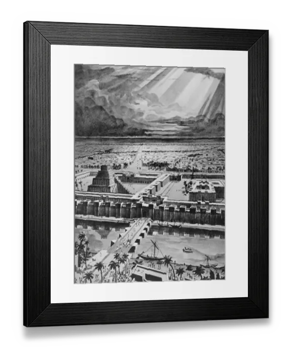 Framed Print : Ancient City of Babylon Framed Print : Ancient City of Babylon