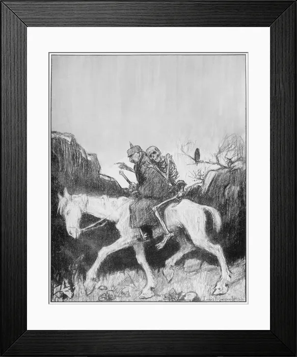 Framed Print : Cartoon of William II Framed Print : Cartoon of William II