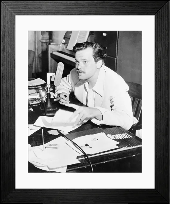 Framed Print : Portrait of Orson Welles