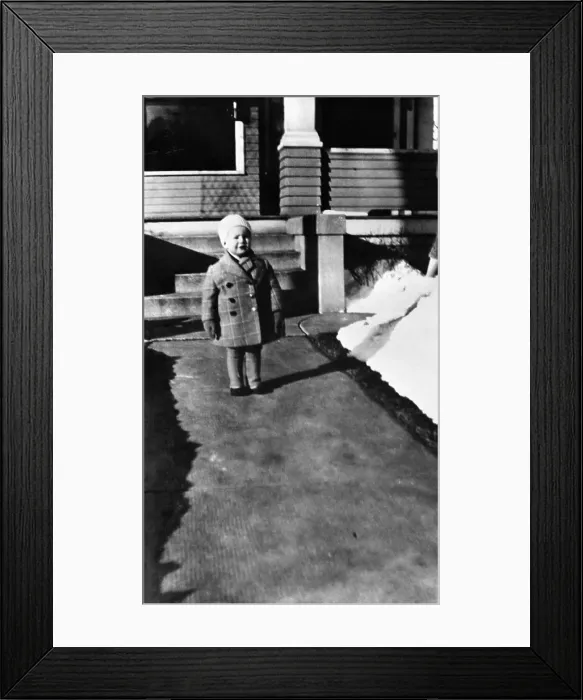 Framed Print : Marlon Brando at Age Two Framed Print : Marlon Brando at Age Two