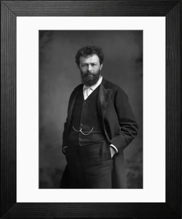 Framed Print : George Henschel Posing Framed Print : George Henschel Posing
