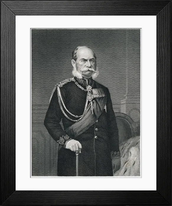 Framed Print : King William I of Prussia