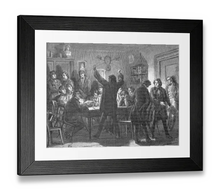 Framed Print : Students Conspiring Against Government Framed Print : Students Conspiring Against Government