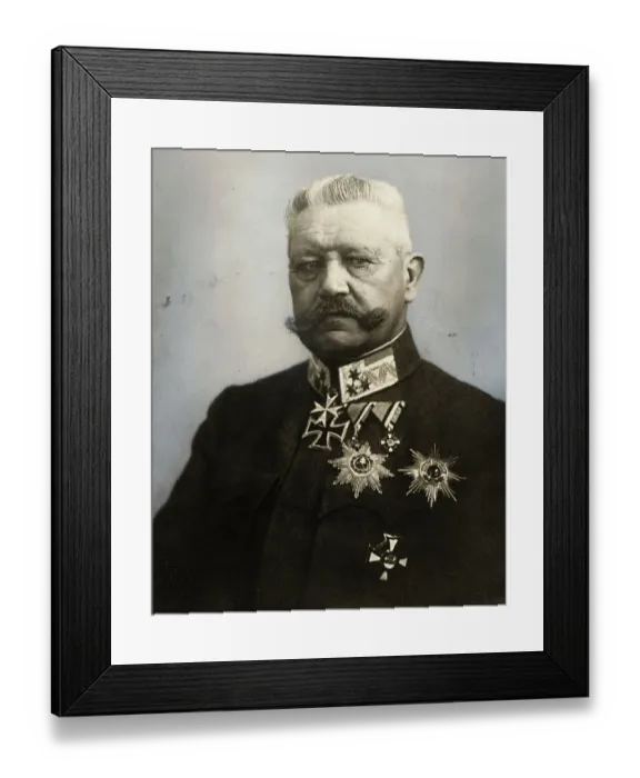 Framed Print : President Von Hindenburg Framed Print : President Von Hindenburg