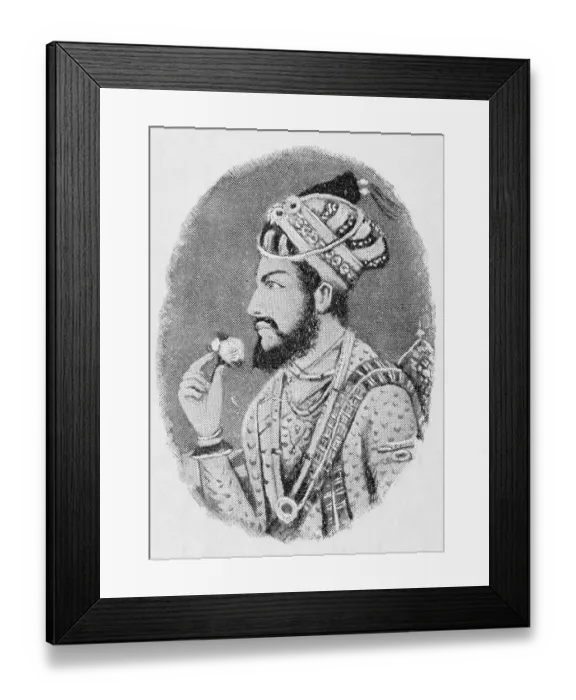 Framed Print : Portrait of Shah Jehan Framed Print : Portrait of Shah Jehan