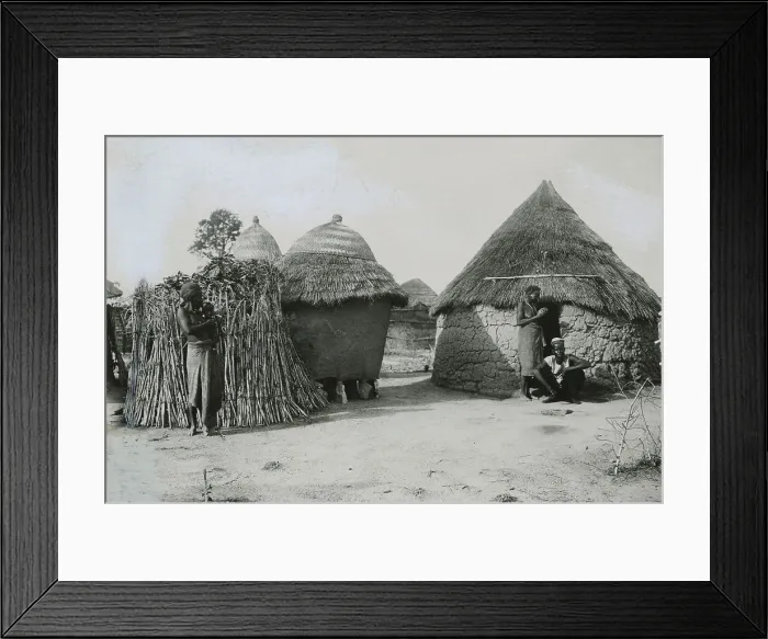 Framed Print : Village in Cameroon Framed Print : Village in Cameroon