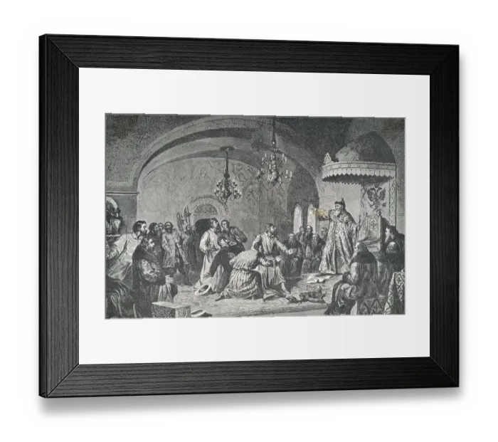 Framed Print : Dimitri Banishing Tartars Framed Print : Dimitri Banishing Tartars