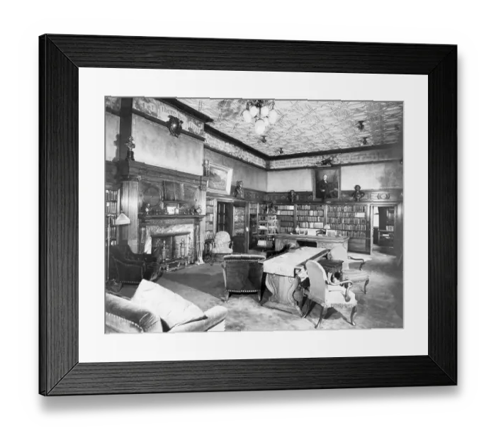 Framed Print : Andrew Carnegie'S Private Library Framed Print : Andrew Carnegie'S Private Library