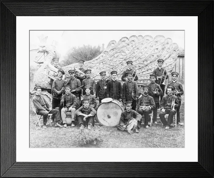 Framed Print : Typical Circus Band On The 1900S Framed Print : Typical Circus Band On The 1900S