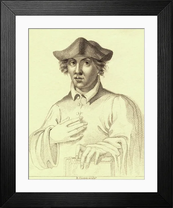 Framed Print : Portrait of Roger Bacon Framed Print : Portrait of Roger Bacon