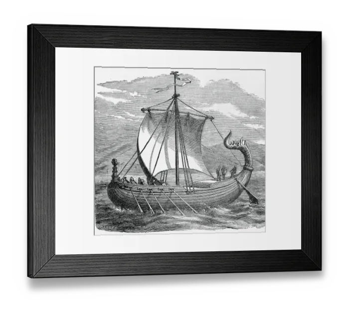 Framed Print : Northman's Vessel Framed Print : Northman's Vessel