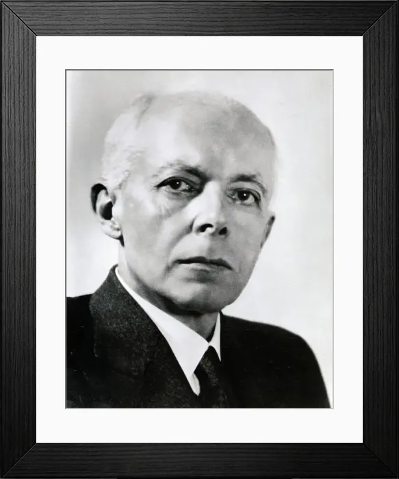 Framed Print : Portrait of Bela Bartok Framed Print : Portrait of Bela Bartok