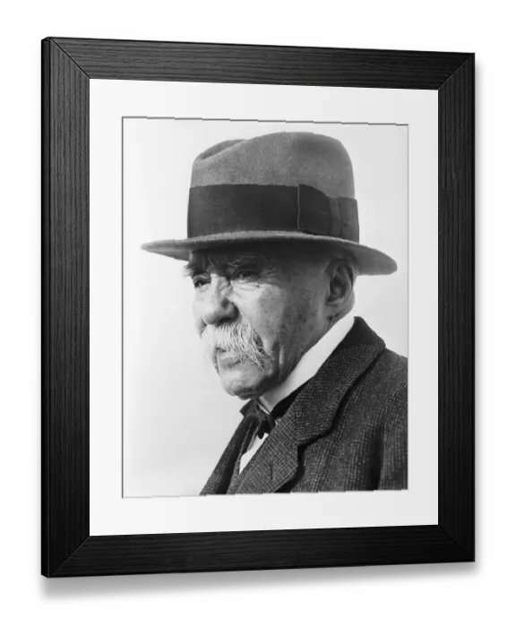 Framed Print : Georges Clemenceau In Profile Framed Print : Georges Clemenceau In Profile