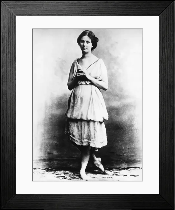 Framed Print : Dancer Isadora Duncan In Younger Years Framed Print : Dancer Isadora Duncan In Younger Years