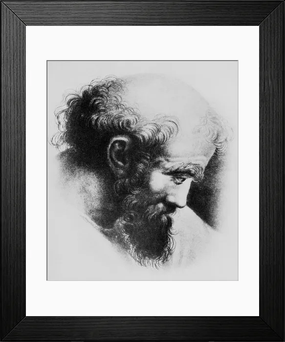 Framed Print : Portrait of Pythagoras Framed Print : Portrait of Pythagoras