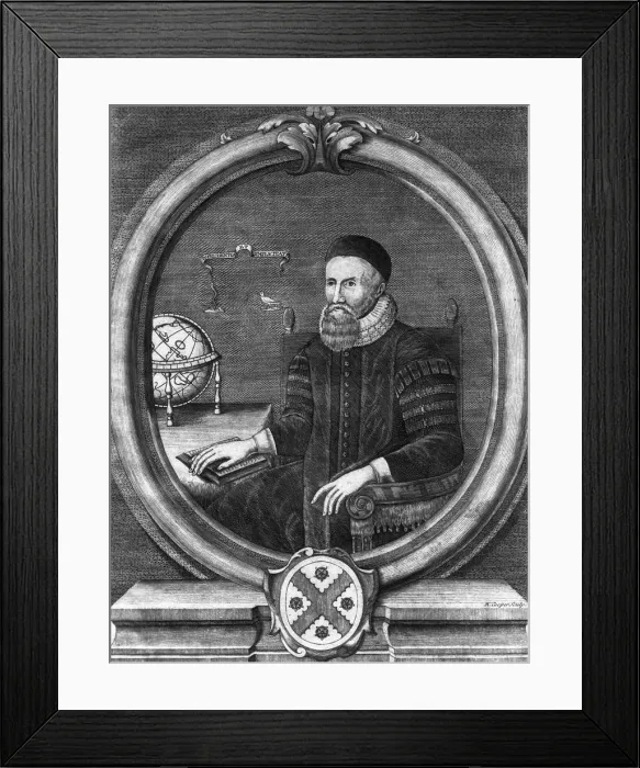 Framed Print : Portrait of John Napier Framed Print : Portrait of John Napier
