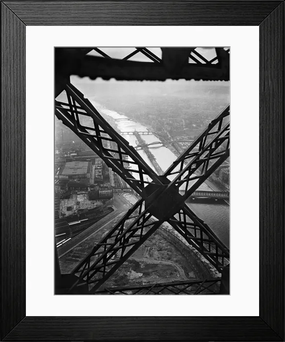 Framed Print : View of the Seine from the Eiffel Tower Framed Print : View of the Seine from the Eiffel Tower