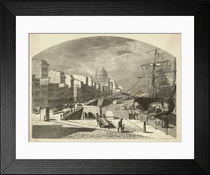 Framed Print : Riverfront Activity Framed Print : Riverfront Activity