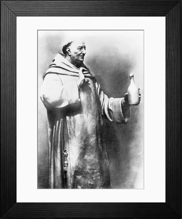 Framed Print : Portrait of Dom Pierre Perignon Framed Print : Portrait of Dom Pierre Perignon