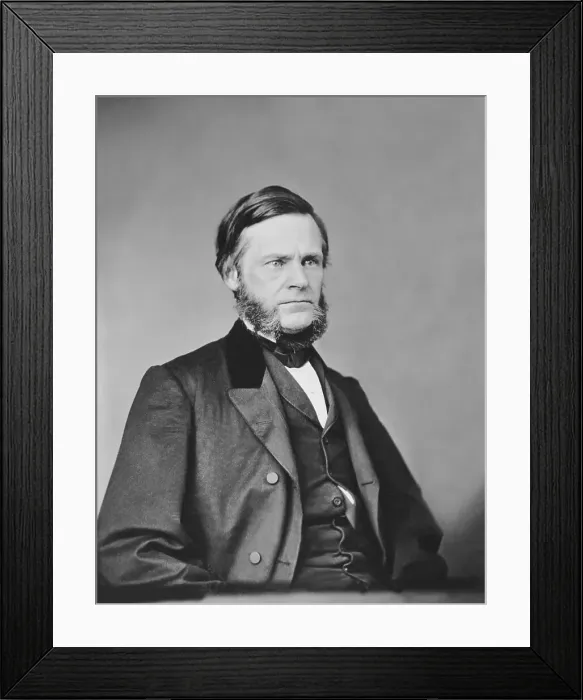 Framed Print : US Statesman John Sherman Framed Print : US Statesman John Sherman