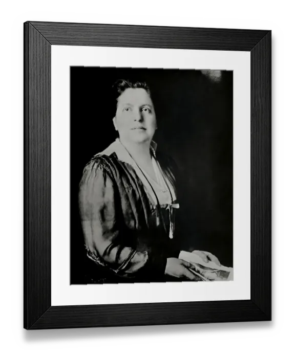 Framed Print : Portrait of Lillian Wald Framed Print : Portrait of Lillian Wald