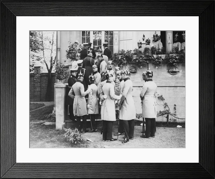 Framed Print : German Officers