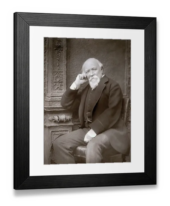 Framed Print : Portrait of Robert Browning Framed Print : Portrait of Robert Browning