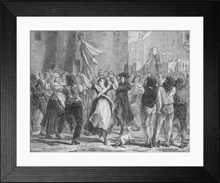 Framed Print : Crowd Carrying Head of Princess De Lamballe Framed Print : Crowd Carrying Head of Princess De Lamballe