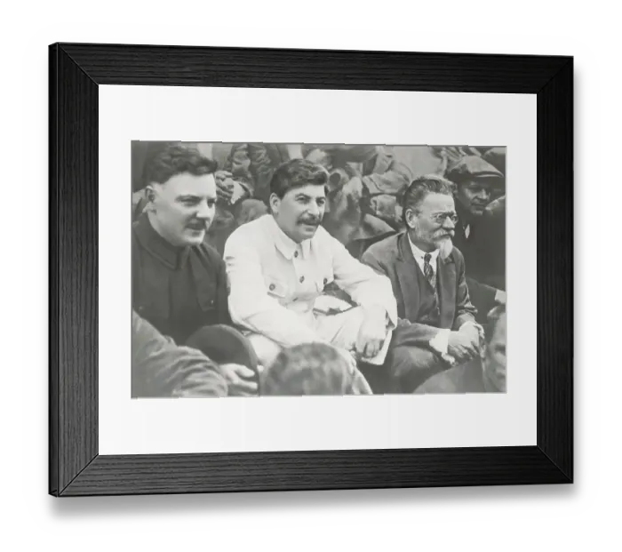 Framed Print : Joseph Stalin with Colleagues