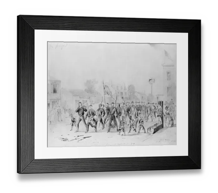 Framed Print : Confederate Army Recruiting Framed Print : Confederate Army Recruiting