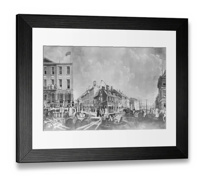 Framed Print : Tontine Coffee House, N.Y.C. by Francis Guy Framed Print : Tontine Coffee House, N.Y.C. by Francis Guy