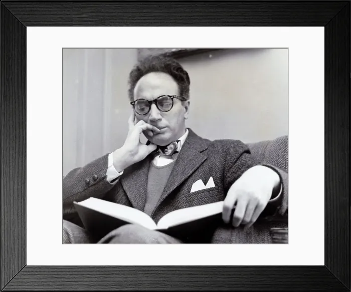 Framed Print : Portrait of Clifford Odets Reading Book Framed Print : Portrait of Clifford Odets Reading Book