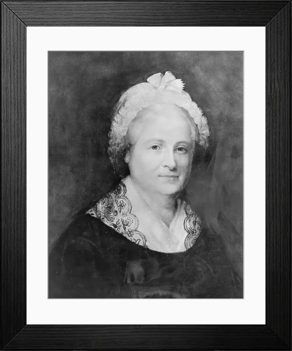 Framed Print : Portrait of Martha Washington Framed Print : Portrait of Martha Washington