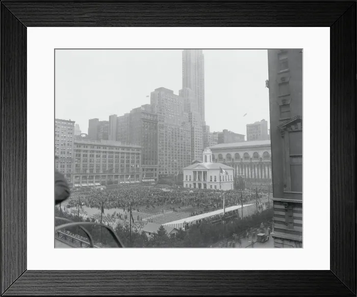 Framed Print : Bryant Park in 1930