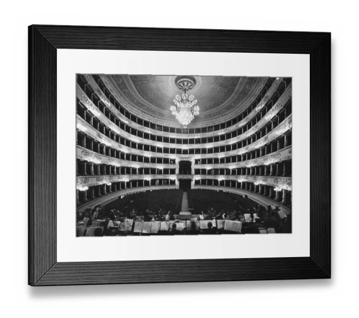 Framed Print : Interior of La Scala Opera House Framed Print : Interior of La Scala Opera House
