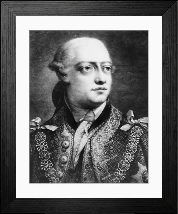 Framed Print : Portrait of King George III Framed Print : Portrait of King George III