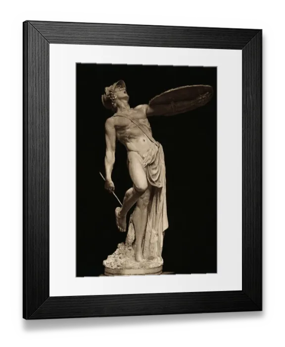 Framed Print : Achilles Wounded with Arrow Framed Print : Achilles Wounded with Arrow