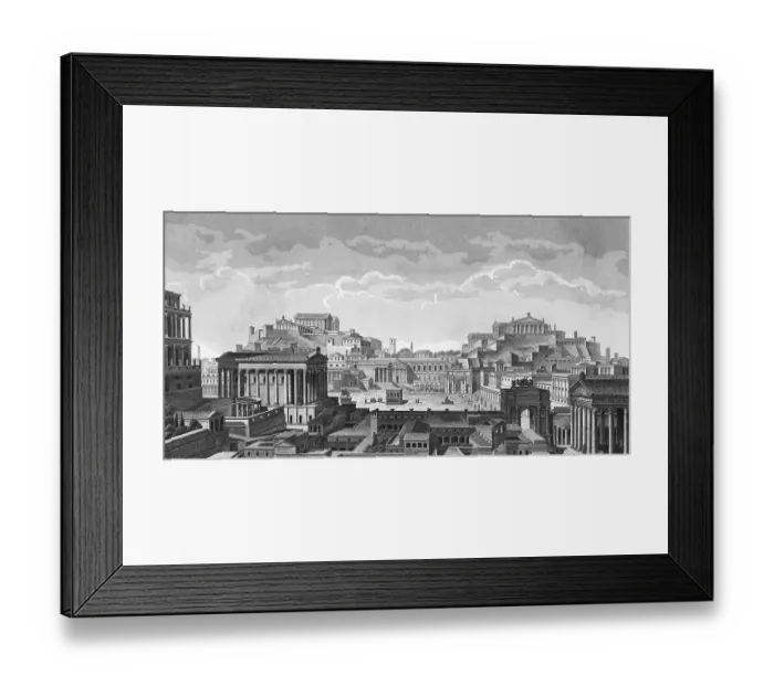 Framed Print : The Roman Forum Framed Print : The Roman Forum