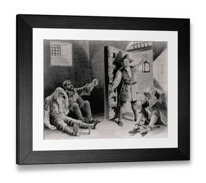 Framed Print : An English Debtors Prison Framed Print : An English Debtors Prison