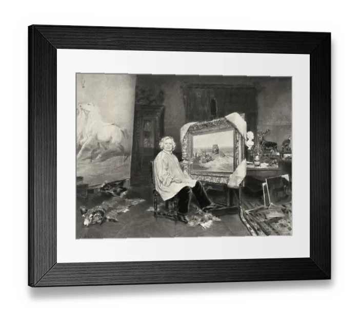 Framed Print : Painter Rosa Bonheur Framed Print : Painter Rosa Bonheur
