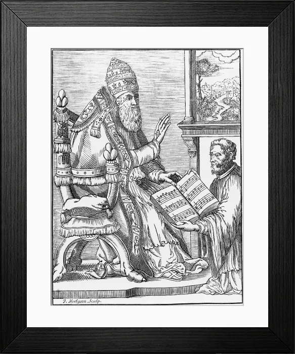 Framed Print : Print of Palestrina Showing Pope Julian III His New Mass Framed Print : Print of Palestrina Showing Pope Julian III His New Mass