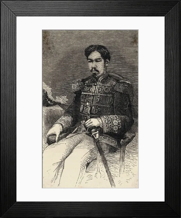 Framed Print : Portrait of Mutsu-Hito Framed Print : Portrait of Mutsu-Hito