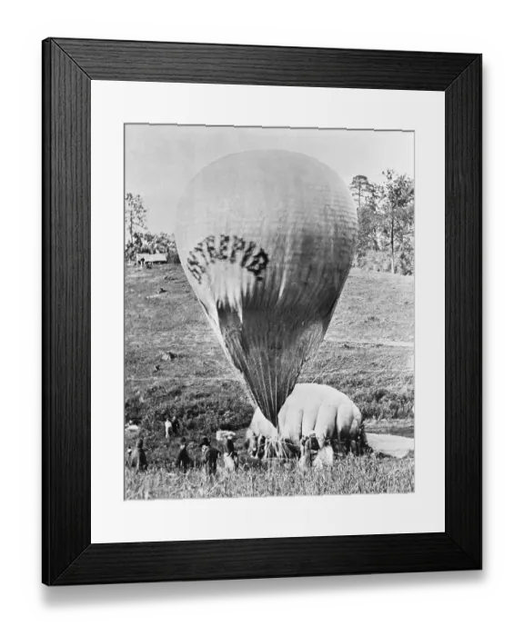 Framed Print : Intrepid Hot Air Balloon Framed Print : Intrepid Hot Air Balloon