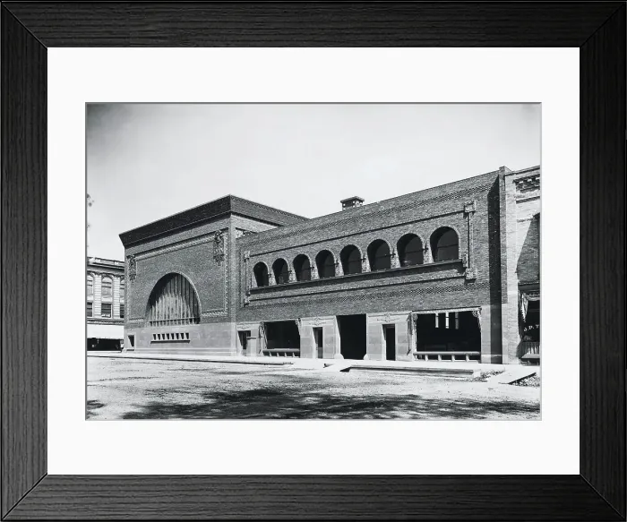 Framed Print : Exterior View of the National Farmers Bank by Louis Sullivan Framed Print : Exterior View of the National Farmers Bank by Louis Sullivan