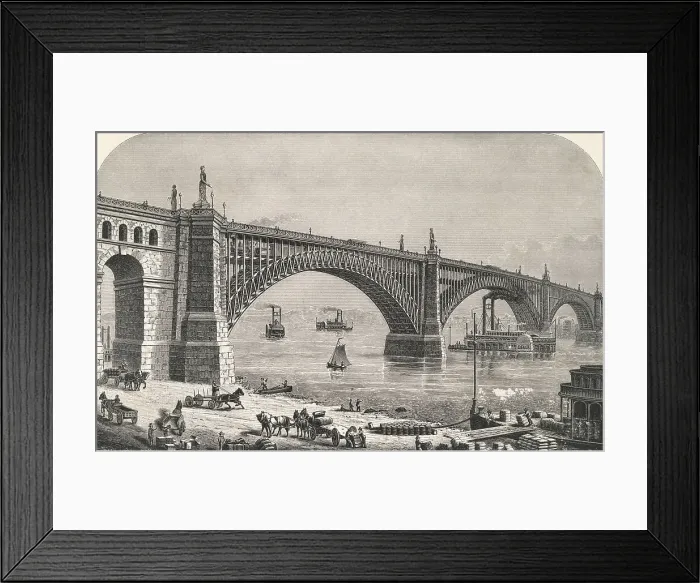 Framed Print : Eads Bridge Framed Print : Eads Bridge