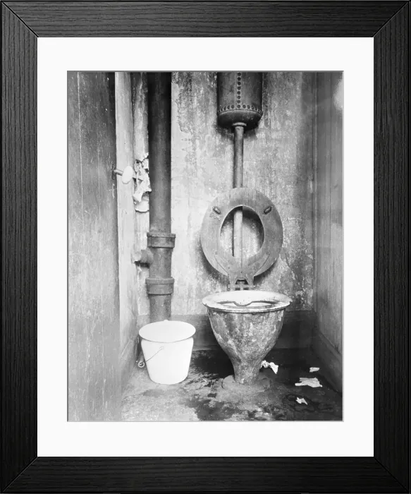 Framed Print : Slum Privy in Cincinnati Framed Print : Slum Privy in Cincinnati