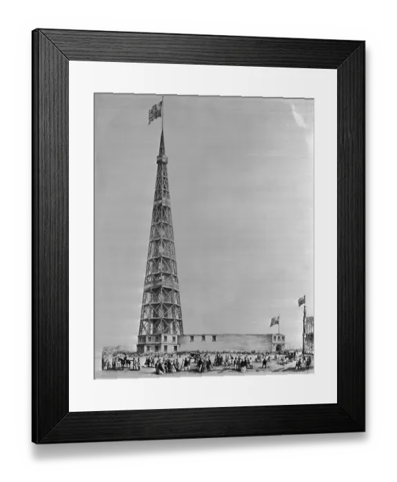 Framed Print : People Gathering at Latting Observatory Framed Print : People Gathering at Latting Observatory