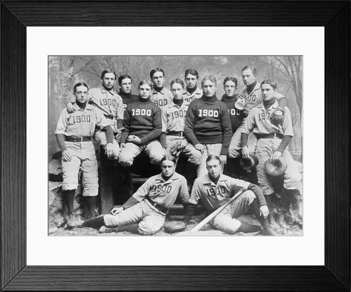 Framed Print : Yale University Baseball Team Photo Framed Print : Yale University Baseball Team Photo